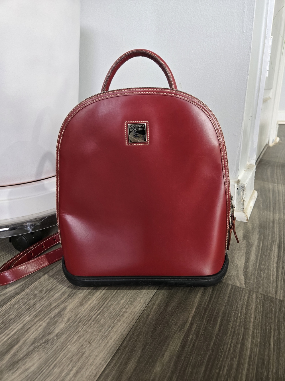 DOONEY & BOURKE Parasole Cadet Dome Zip Around Pod USA Vintage Red Backpack Bag